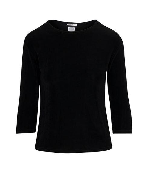 3/4 Sleeve Slinky Shell Top