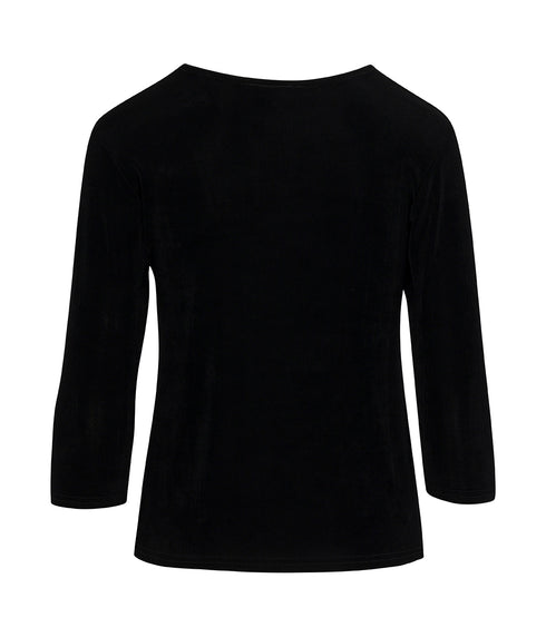 3/4 Sleeve Slinky Shell Top